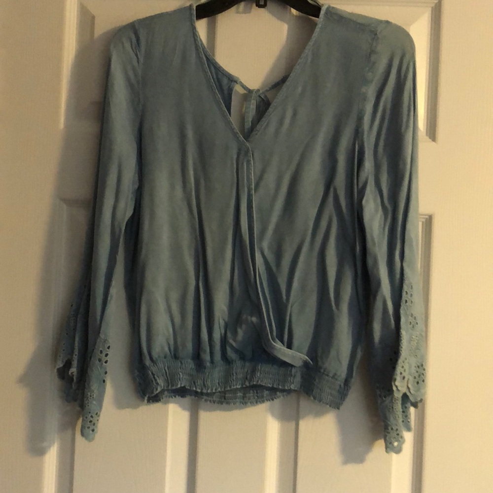 Denim blouse